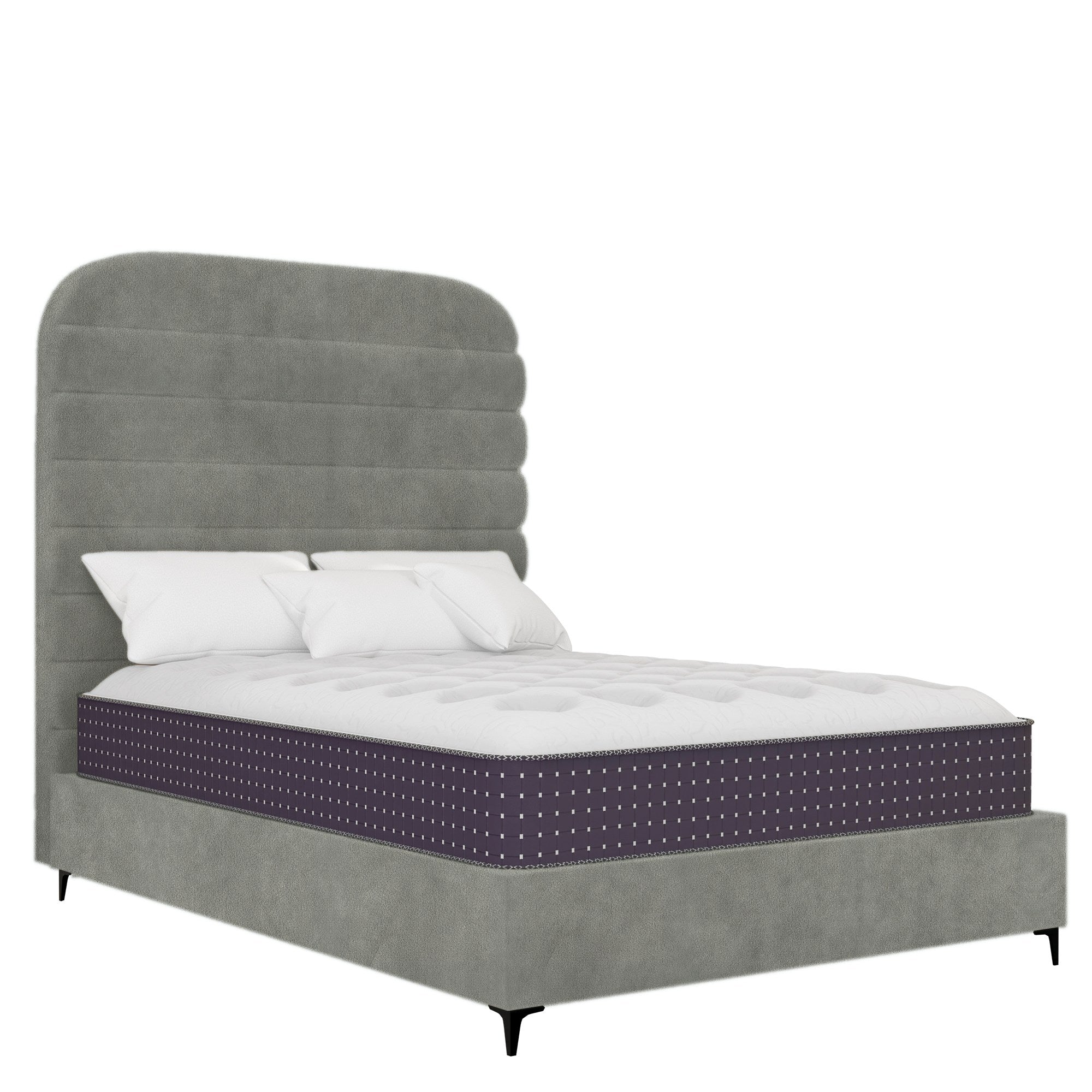 Oxford - Rounded - Grey Velvet #9