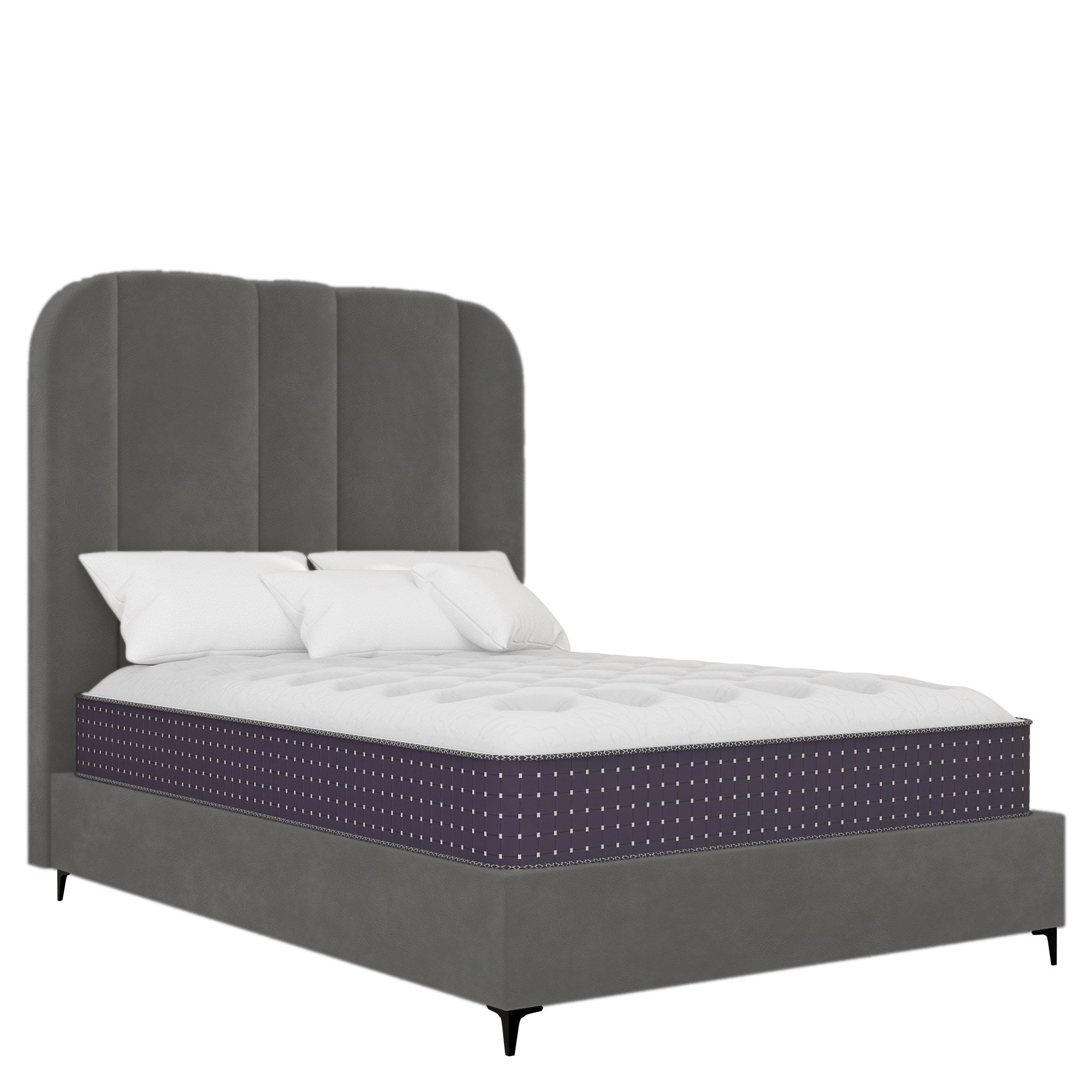 Prestige - Rounded - Grey Leather