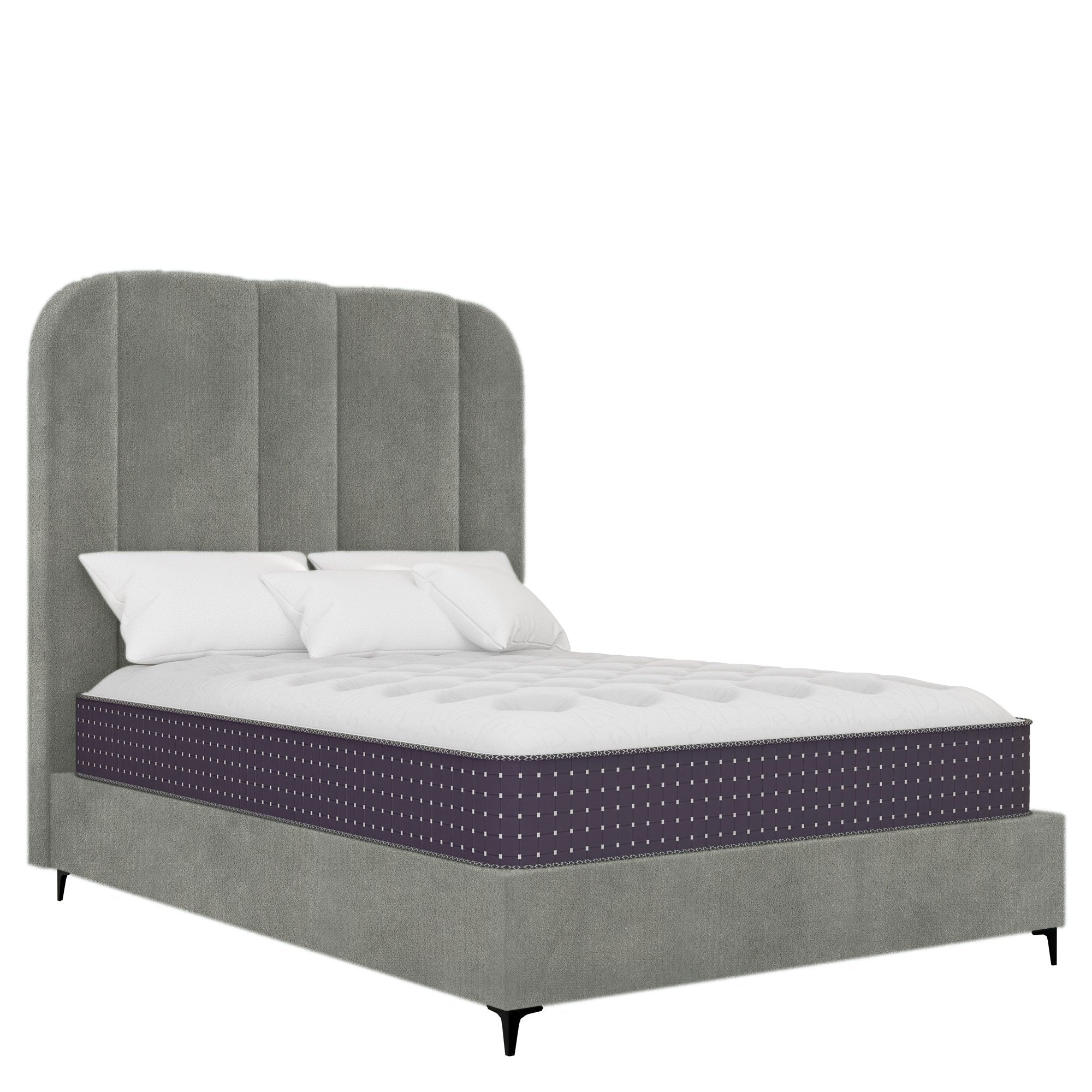 Prestige - Rounded - Grey Velvet #9