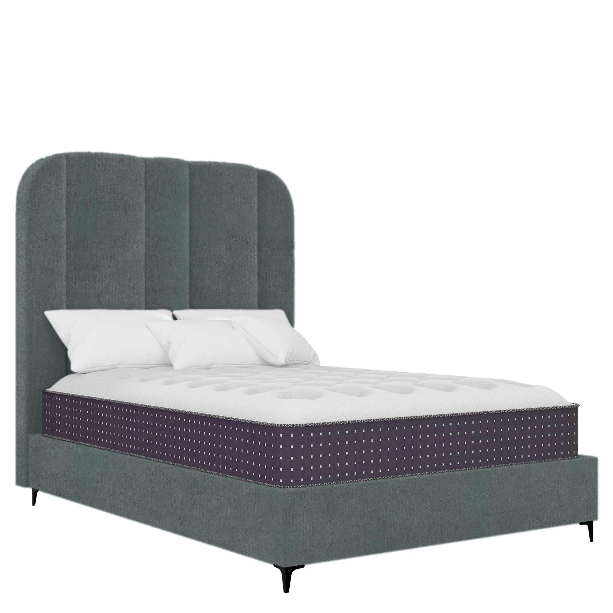 Prestige - Rounded - Slate Blue Velvet #11