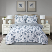 Amalfi Orchard - Blue Bed Linen Set - Blue - Twin