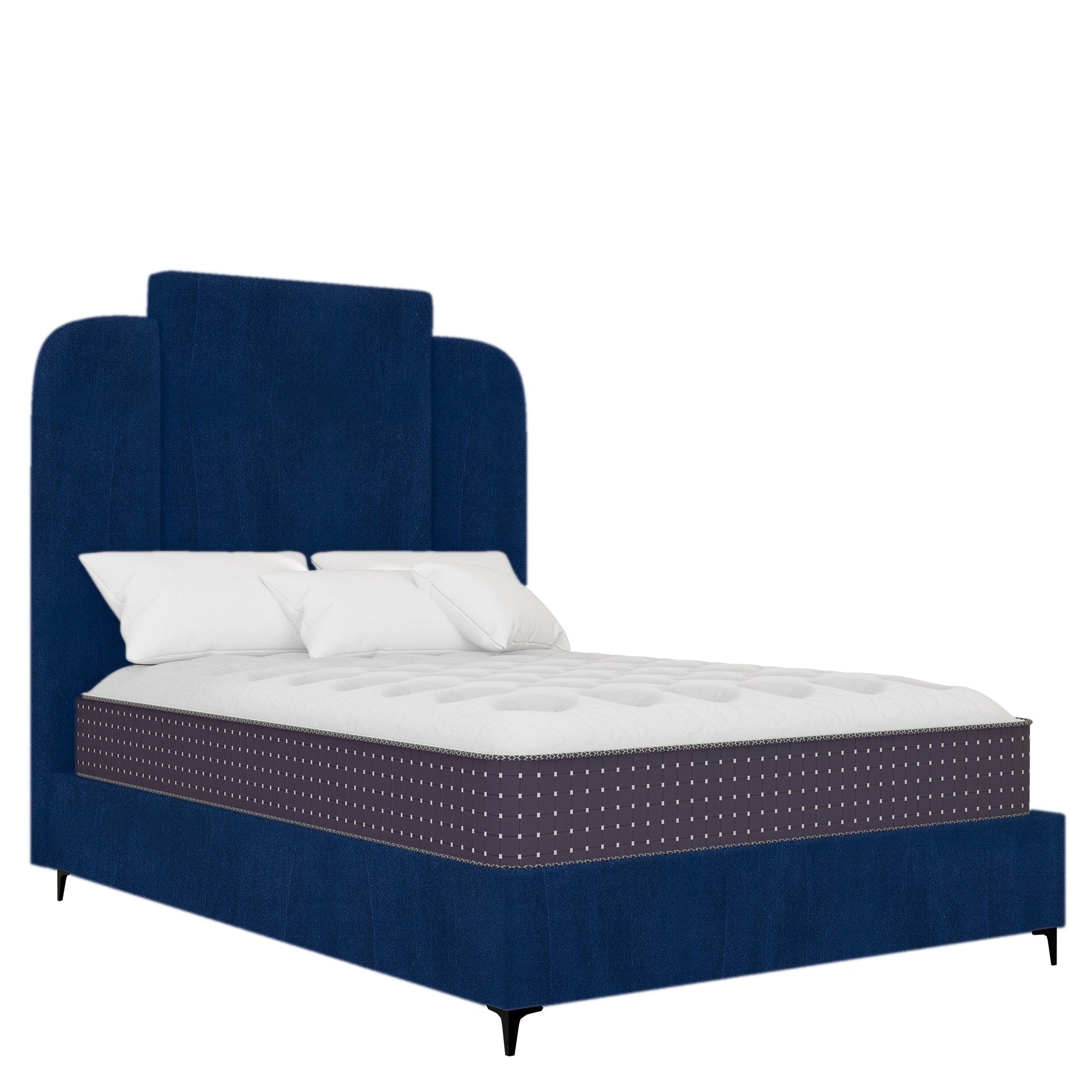 Wave - Rounded - Blue Velvet #60