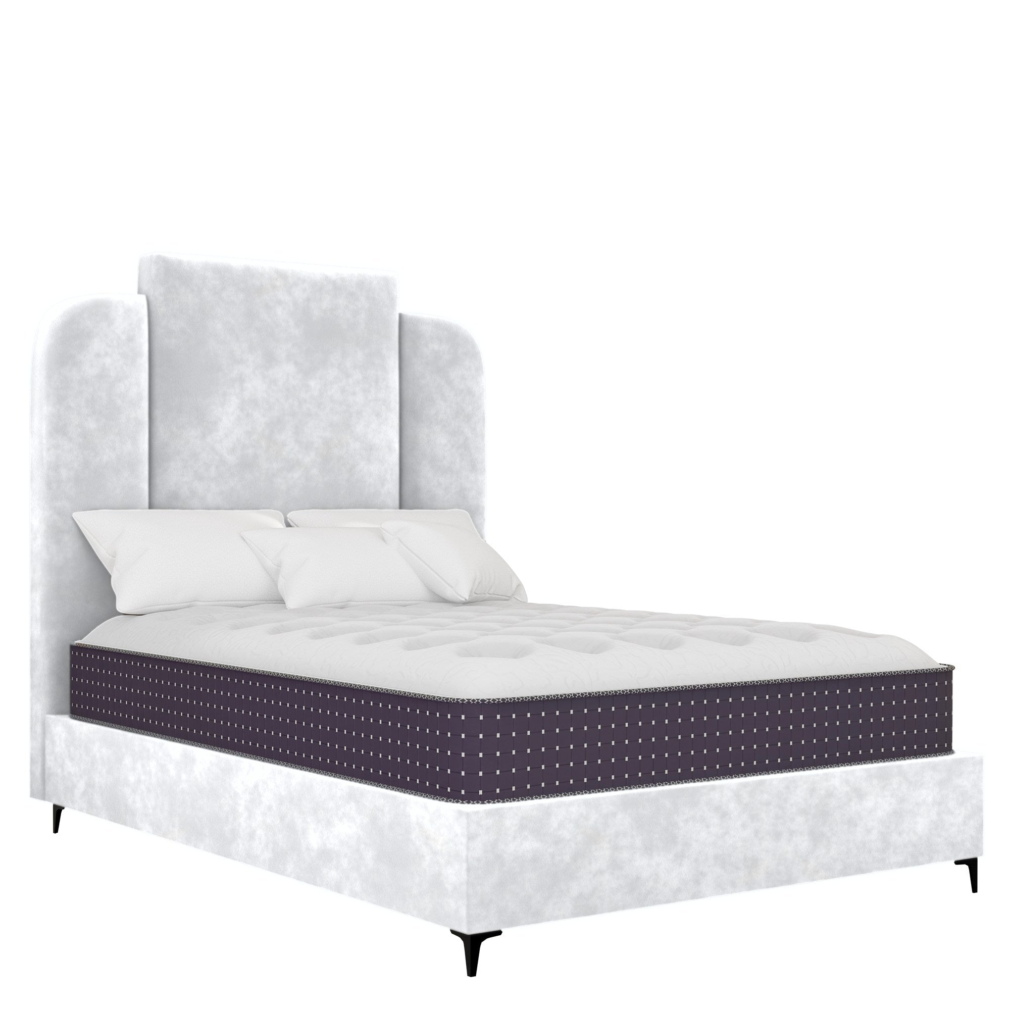Wave - Rounded - White Velvet #67