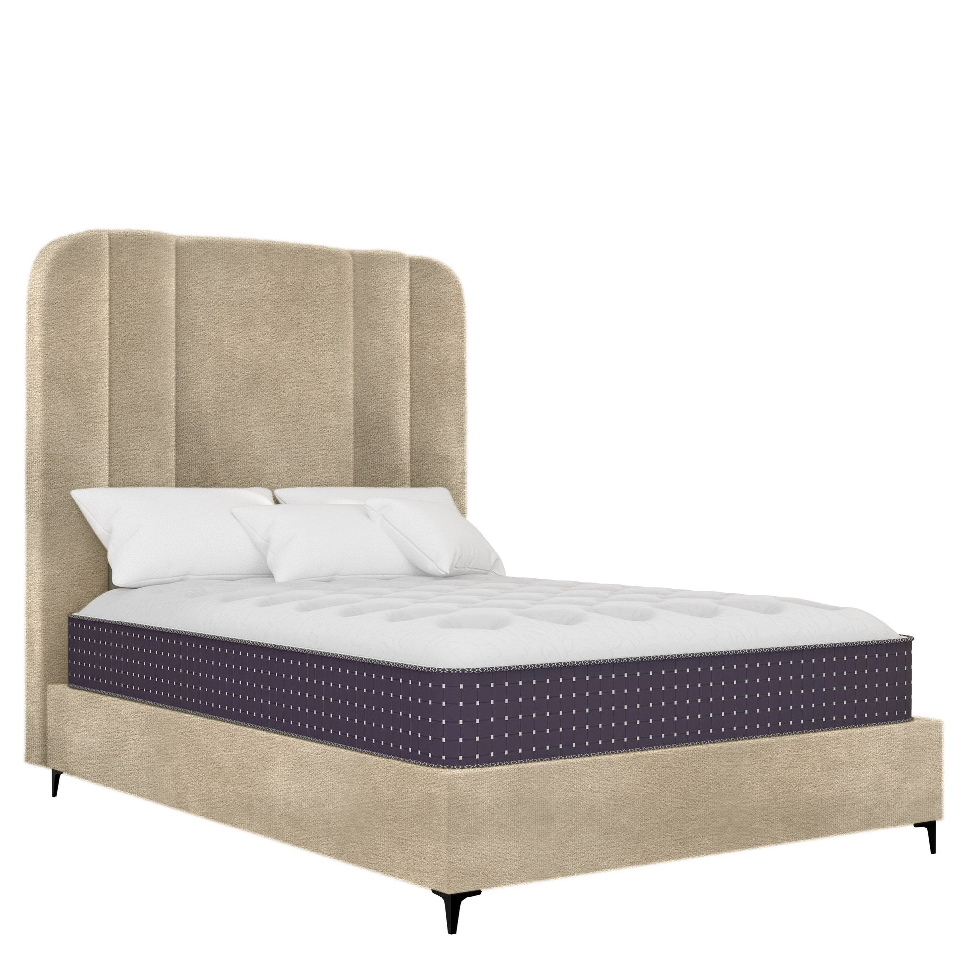 Windsor - Rounded - Beige Velvet #3