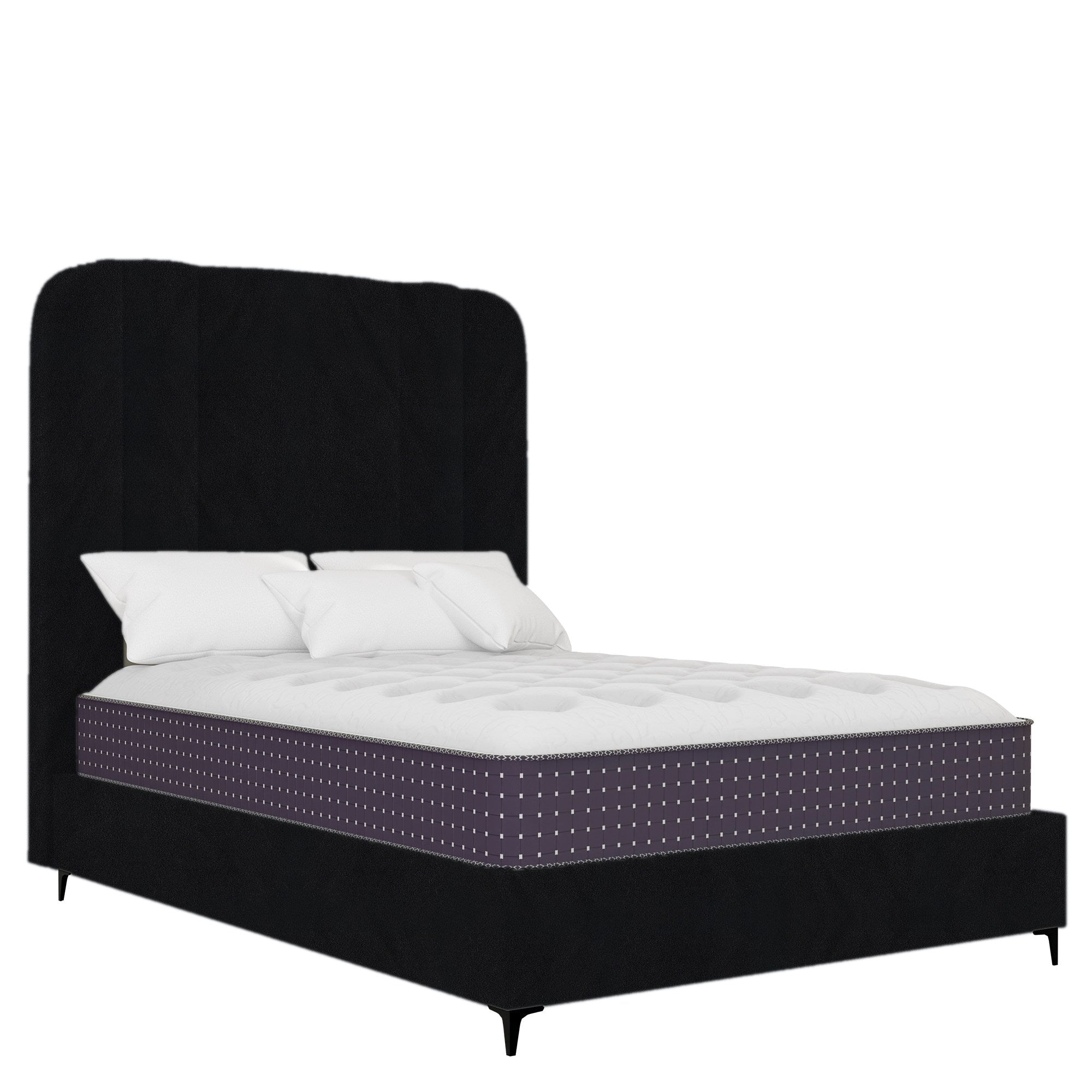 Windsor - Rounded - Black Velvet #66