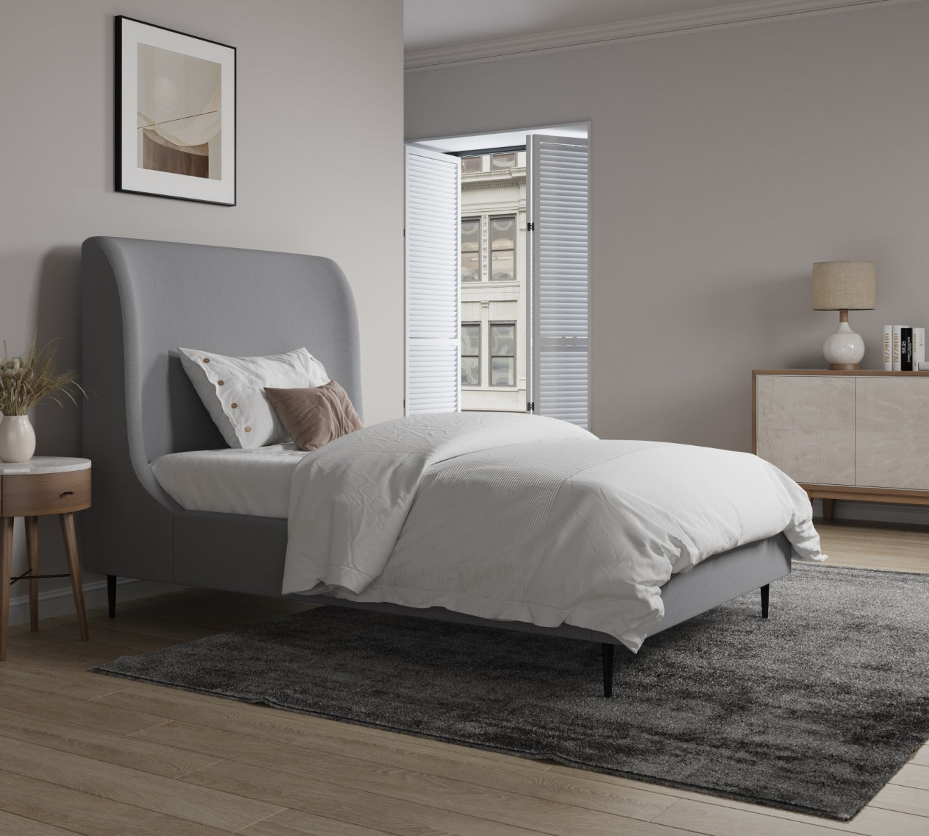 Heather Upholstered Bed