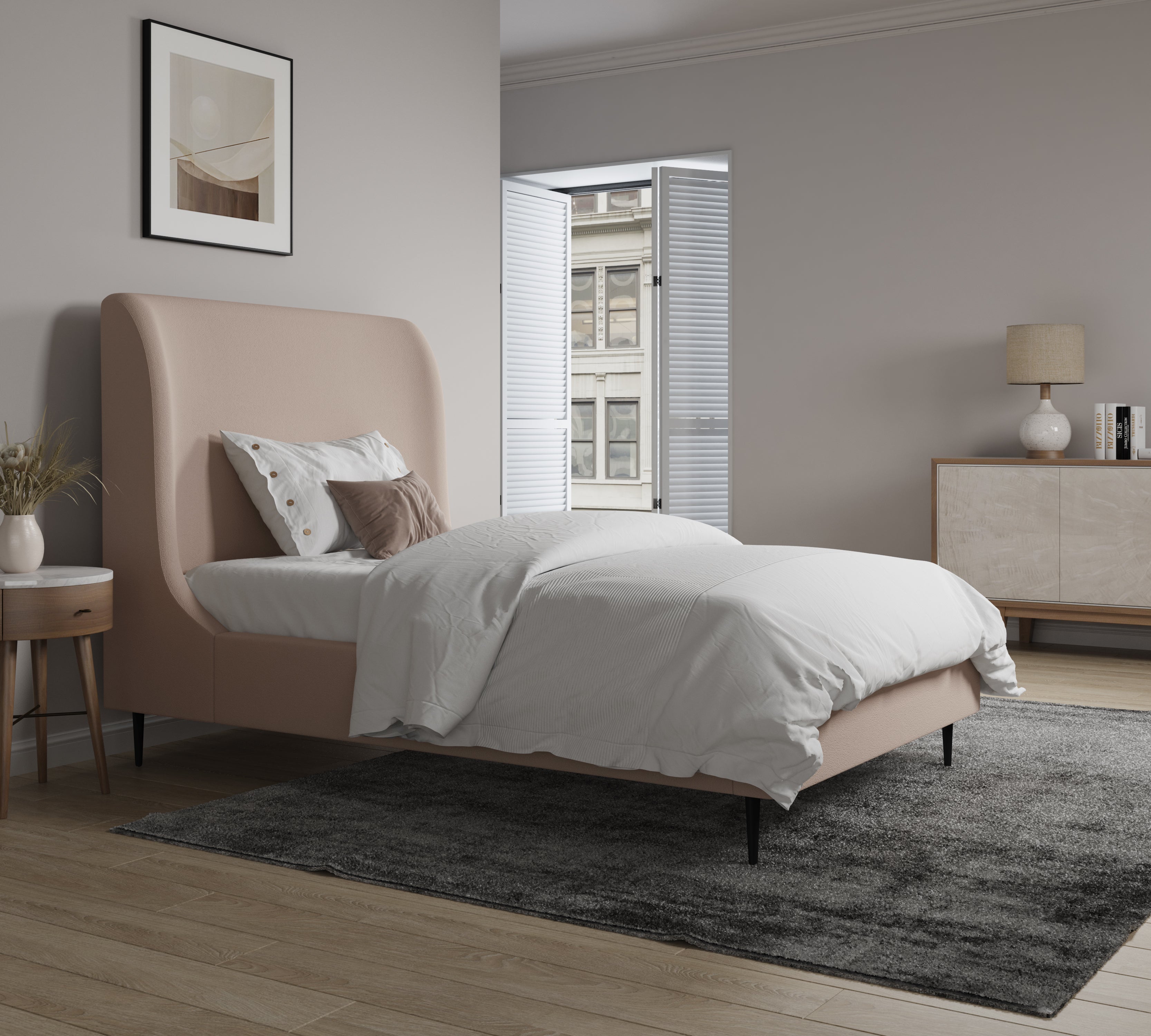 Heather Upholstered Bed