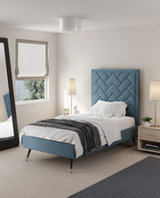 Crosby Upholstered Velvet Bed