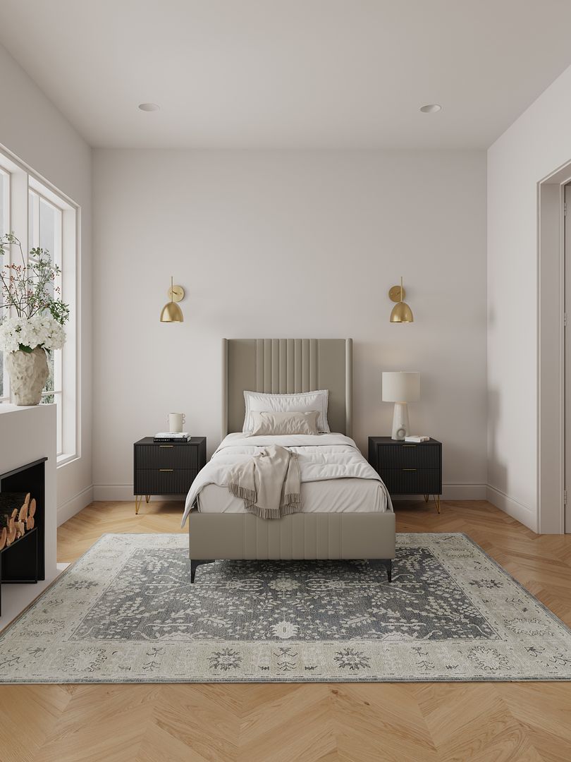 Promenade Upholstered Velvet Bed
